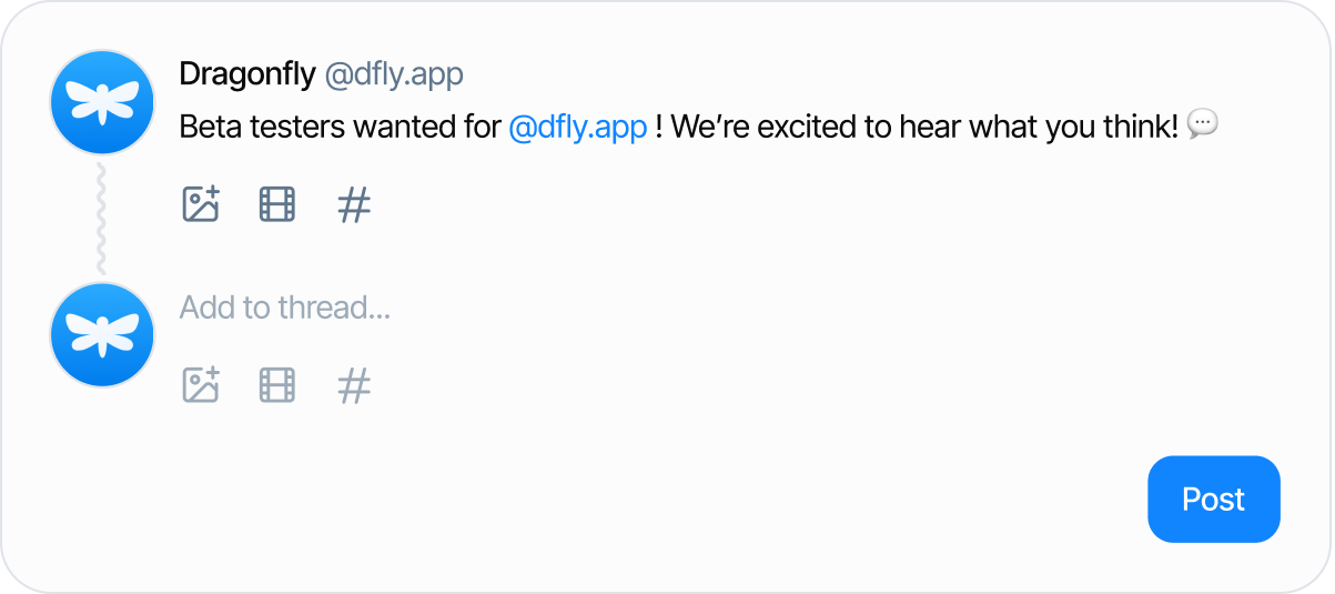 Threads & posts, made effortless